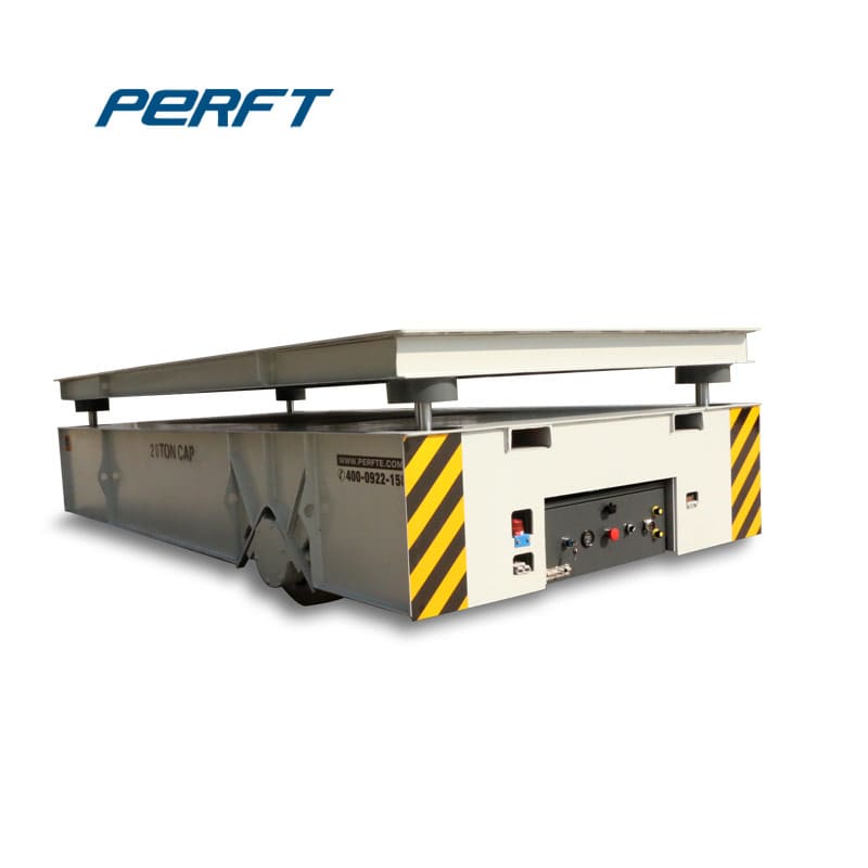 Customized Self Propelled Rail Transfer Cart For Workshop 